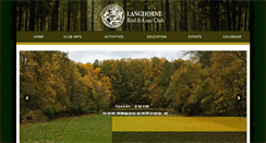 Desktop Screenshot of langhornerodandgun.com