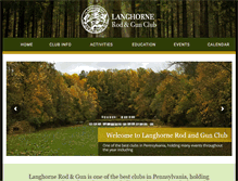 Tablet Screenshot of langhornerodandgun.com